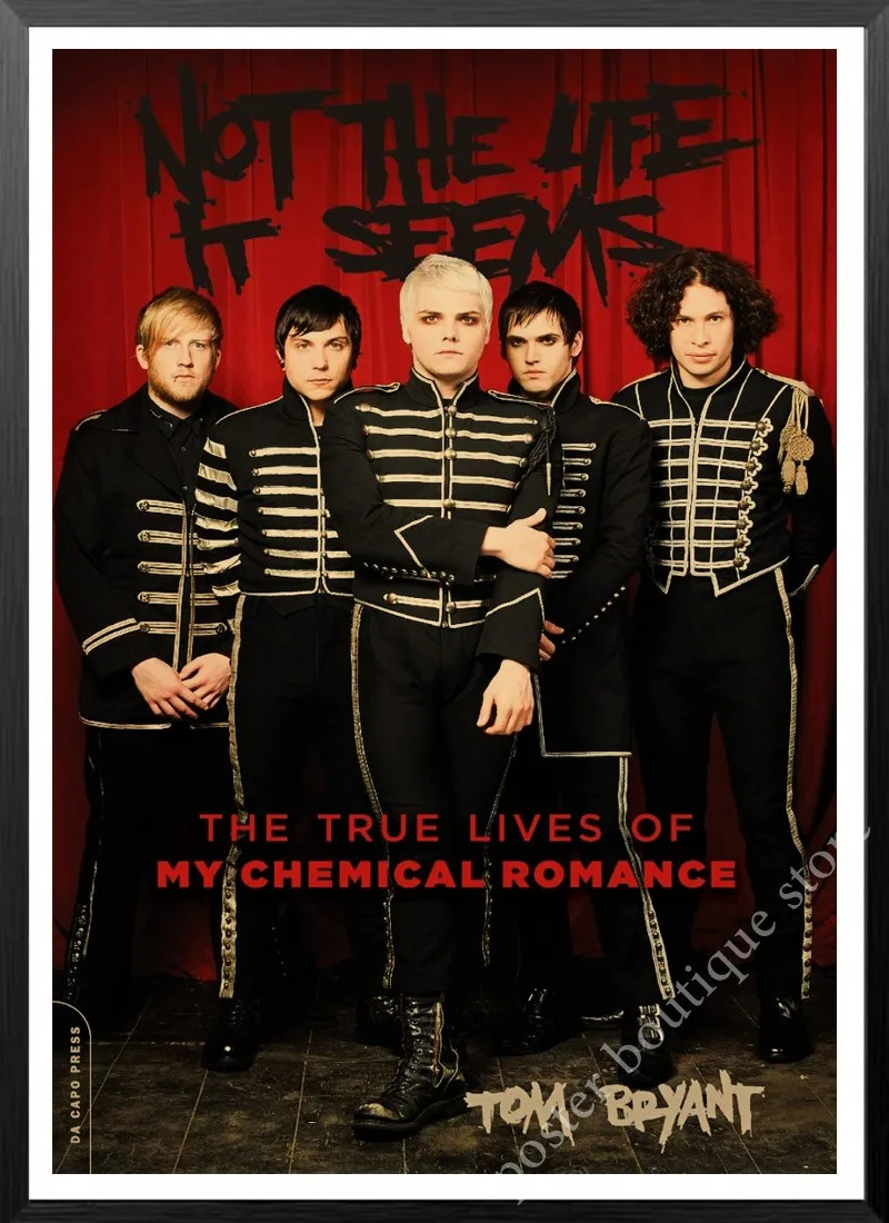 My Chemical Romance Band Classic Nostalgic Matte Kraft Paper Poster Office Gift Room Dining Home Decor wall sticker