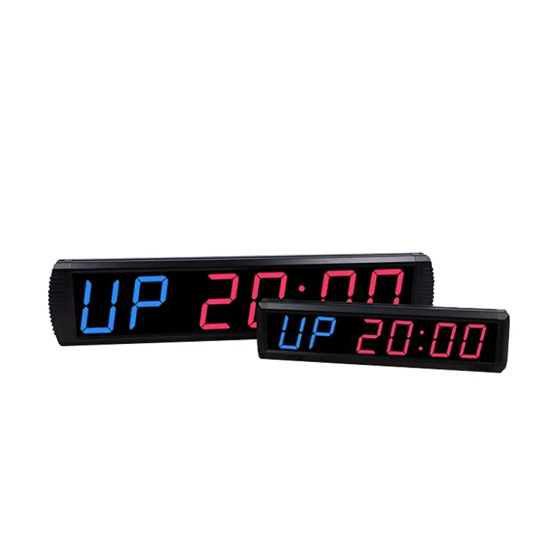 Reloj digital LED para entrenamiento de gimnasio, cronómetro de crossfit con funciones programables, gran oferta