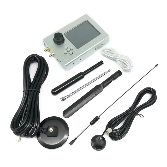 알루미늄 케이스, 3.2 인치 터치 LCD HackRF One + PortaPack H2 + 0.5ppm TXCO GPS Mayhem 펌웨어 프로그래밍 + 배터리 USB 안테나  Best5