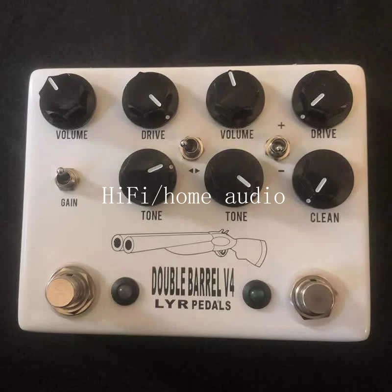 hot sell version, LY ROCK Clone JHS dual Barrel V3 V4 distortion overload guitar pedal effect combo, classic effect device