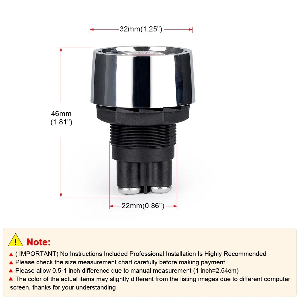 Car Engine Start 50A Push Button Keyless Switch DC 12V/24V Racing Small Start Button Ignition Starter On Off Switches