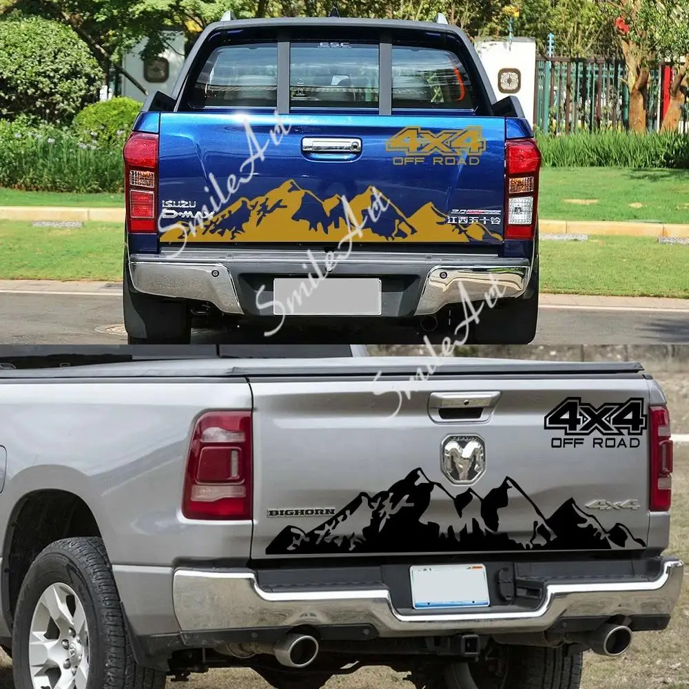 

Car Sticker 4X4 Off Road Graphic Vinyl Decal For Ford Ranger Raptor Pickup Isuzu Dma Nissan NAVARA Toyota Hilux Auto Accessories