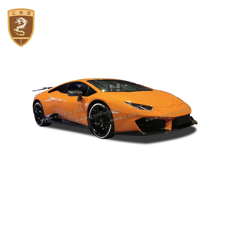 

Carbon Fiber Front Lip For Lamborghini Huracan LP580 V Style Front Lipcarbon fiber front chin Car Trim Body Kits