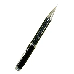 ACMECN New High Quality Metal Black Carbon Fiber Twist Pencil Unique Design Brand Office Stationery 0.7mm Mechanical Lead Pencil