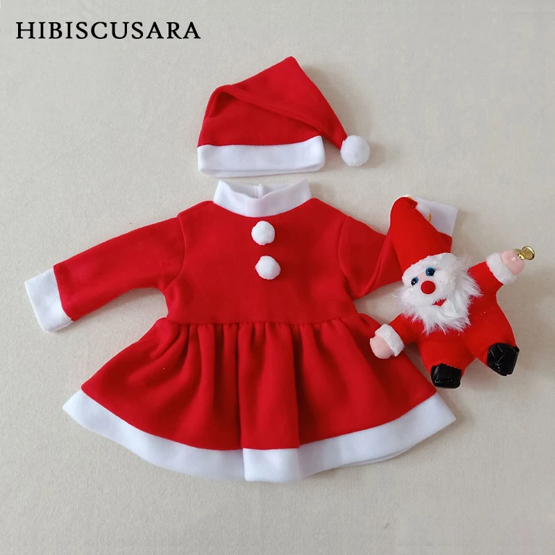 Newborn Baby Santa Claus Clothing Infant Boys Girls Christmas Clothes Photography Xmas Costumes Dress Rompers Doll Photo Props