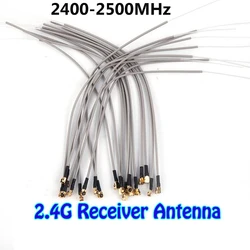 5Pcs New 2.4G Receiver Antenna For Futaba FlySky Aircraft Receiver Replacement Antenna Compatible IPEX Port For Futaba FlySky