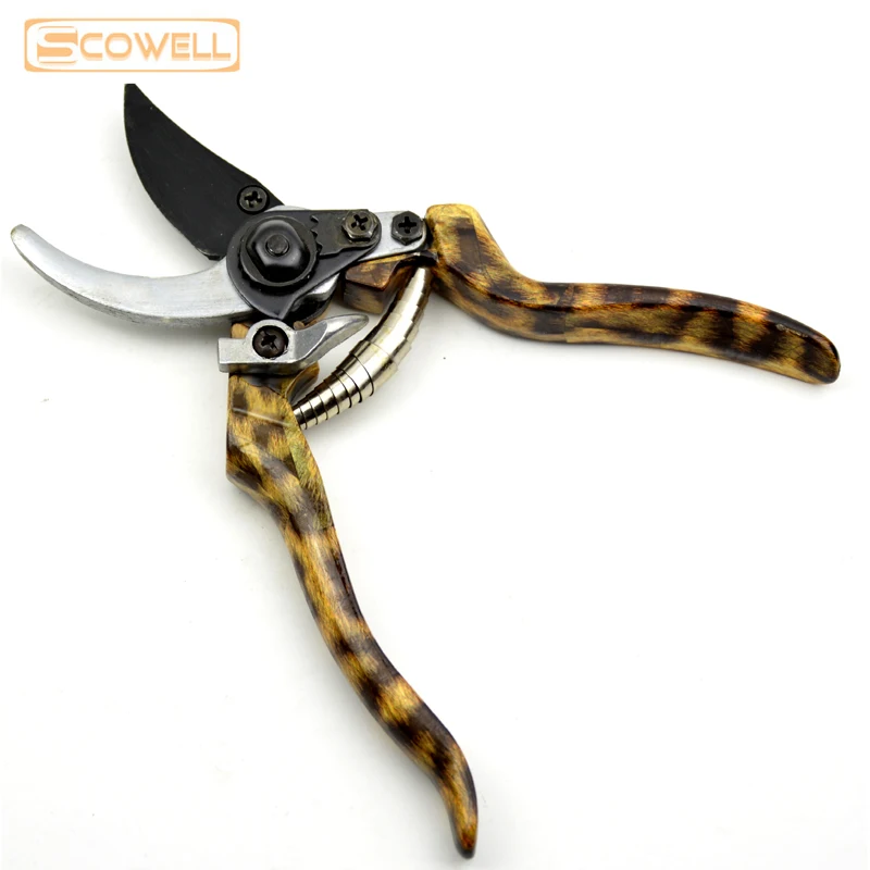 1 Pack 8" Aluminium Handle Garden Shears Green Branch Purning Scissor Home Used DIY Hand Tools Garden Purnner Furit Scissors