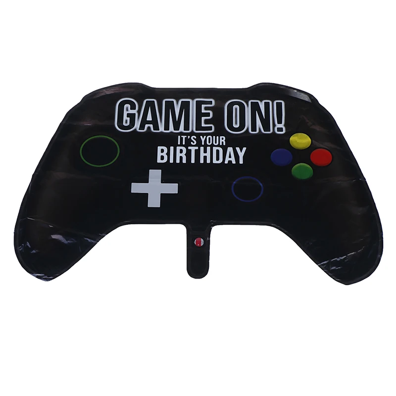 ใหม่ 64*40 ซม.Gamepad Mylar Foil บอลลูน Gamepad จอยสติ๊กบอลลูนวันเกิด PARTY Decor เด็กของเล่น
