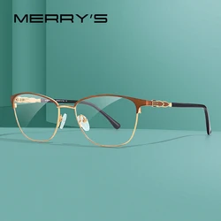 MERRYS DESIGN Women Luxury Glasses Frame Ladies Fashion Trending Eyewear Myopia Prescription Optical Eyeglasses S2111