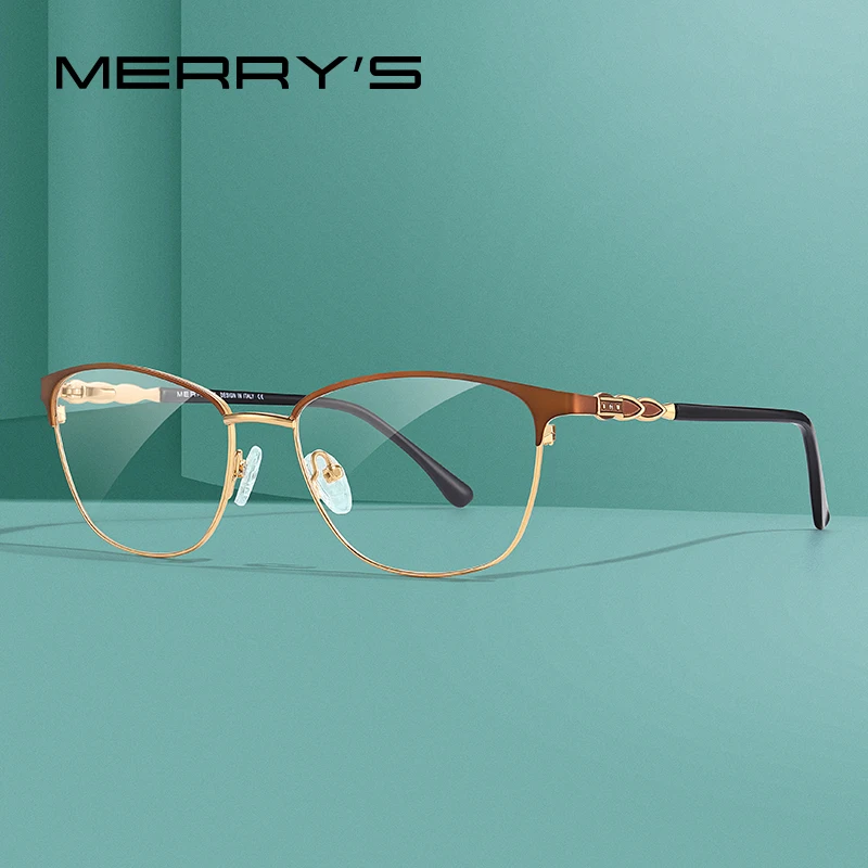 MERRYS DESIGN Women Luxury Glasses Frame Ladies Fashion Trending Eyewear Myopia Prescription Optical Eyeglasses S2111