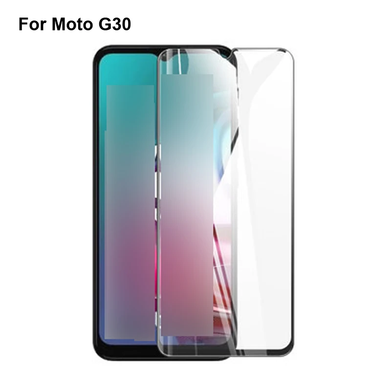 1PCs Ultra-Thin screen protector Tempered Glass For Moto G30  full Screen protective For Moto G 30