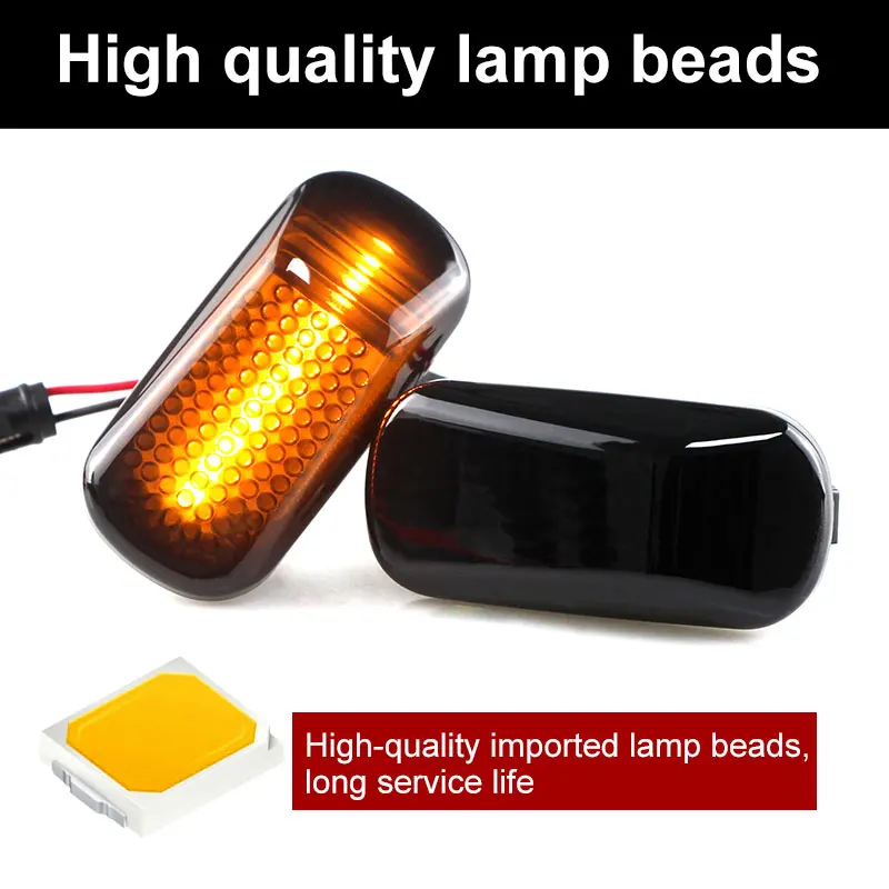 LED Side Marker Lights Turn Signal Lamps For Honda CRV Accord Civic City Fit Jazz Stream HRV S2000 Odyssey Integra Acura RSX NS