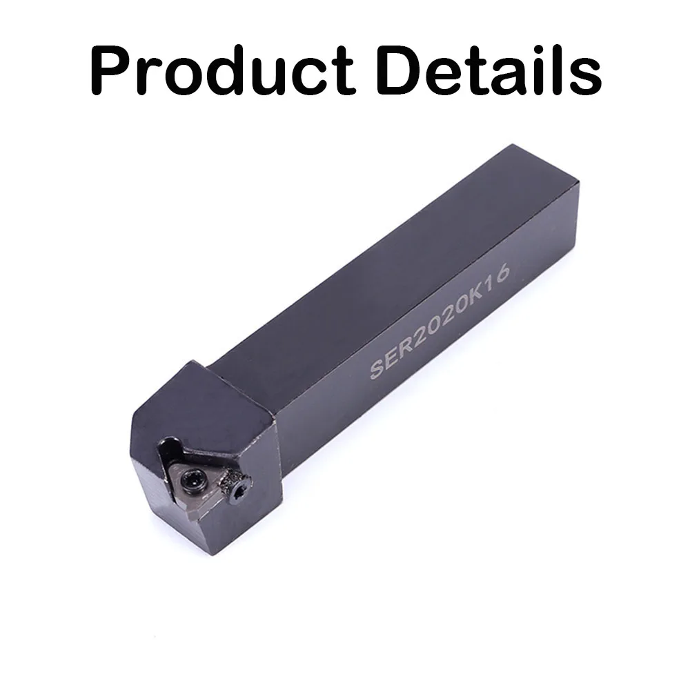 1PC SER1010H11 SER1212H11 SER1212H16 SER1616H16 Externe Gewinde Drehen Werkzeughalter CNC Drehmaschine Schneiden Werkzeug Zubehör