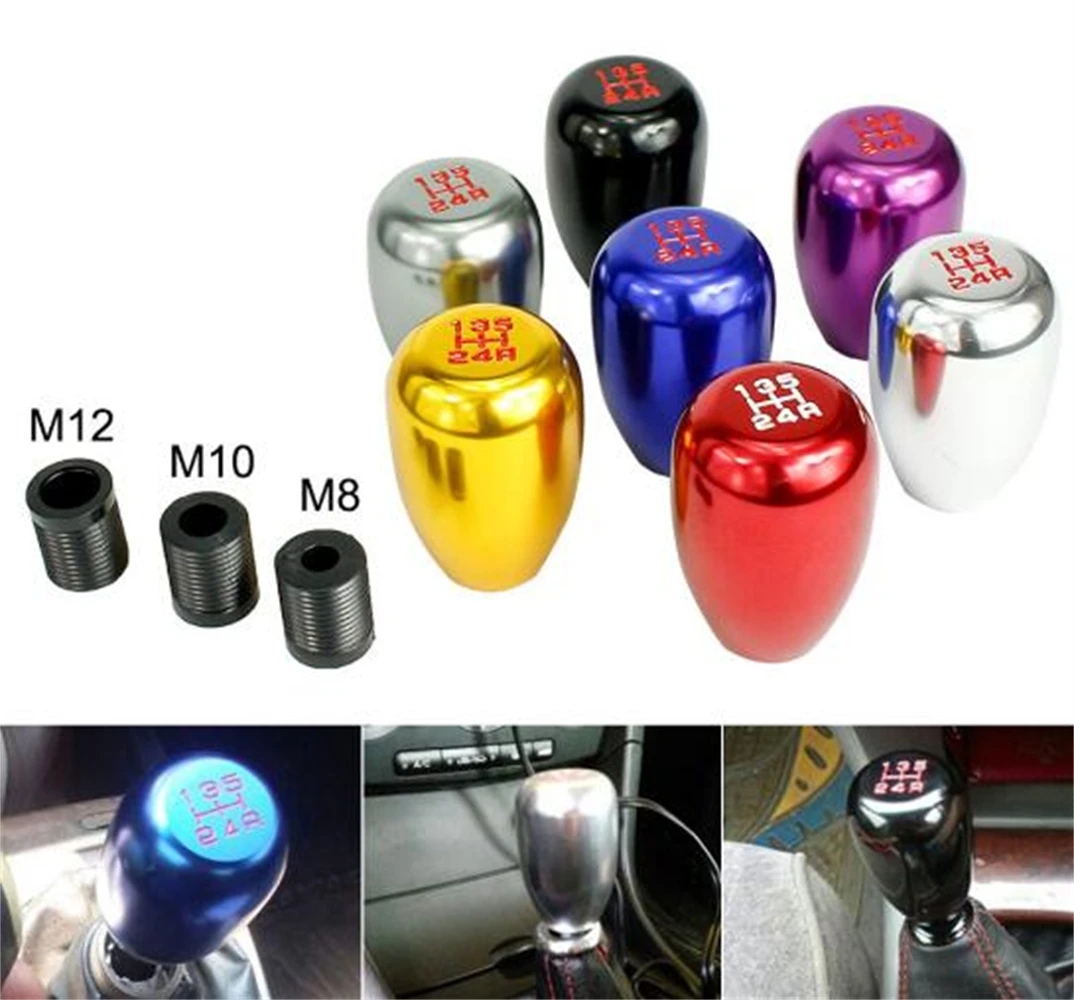 5-скоростная автомобильная ручка переключения передач из алюминиевого сплава, подходит для Honda Toyota Nissan Mitsubishi Ford Chevrolet Subaru Jeep