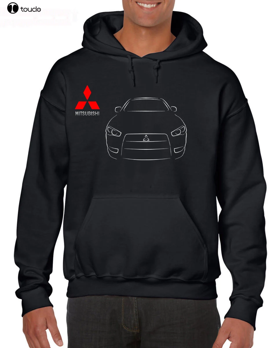 Hot Sale Hoodies Mitsubishi Auto Cars Logo Manner Printed All Sizes Sweatshirt