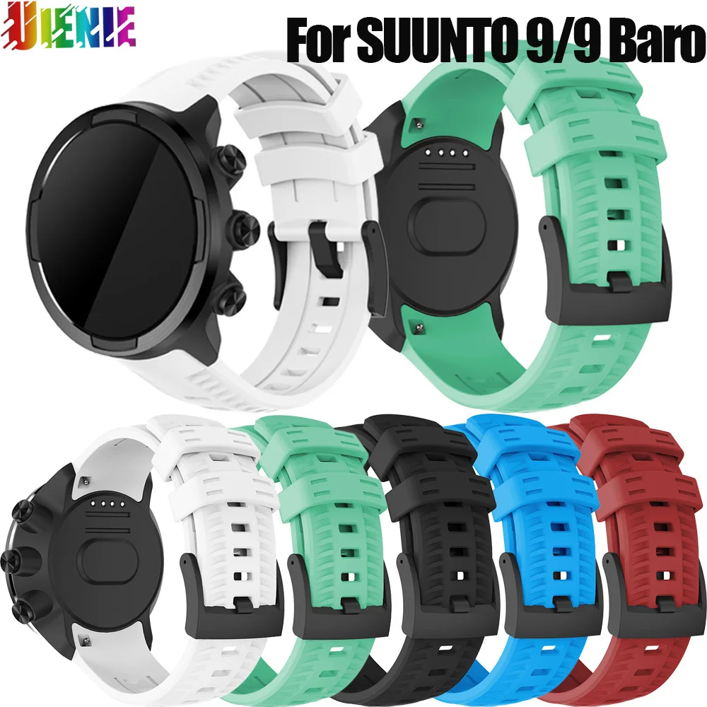 Soft Silicone Watchband for SUUNTO9/9 Baro Strap Replacement Wristband for SUUNTO D5 Sports Bracelet Watchband Spartan Watchband