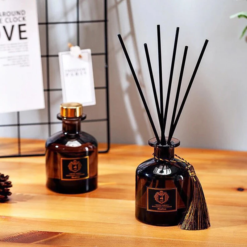 6PCS Fragrance Empty Bottles can use Rattan Sticks Purifying Air Aroma Diffuser Set Essential Oil Bottles for Room Office NEW