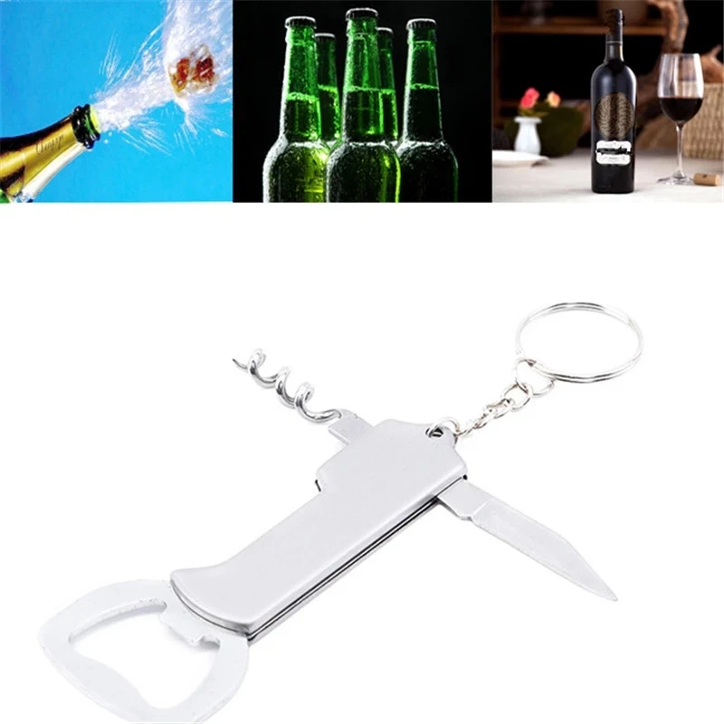 Multifunctionial Bottle Opener Portable Mini Wine Beer Opener Party Bottle Opener Kitchen Bar Gadgets Tool Creative Gift