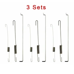 3Sets Throttle Governor Rod Spring For Honda GX140 GX200 5.5 6.5HP Carburetor Engine Rods Speed Control Springs Link