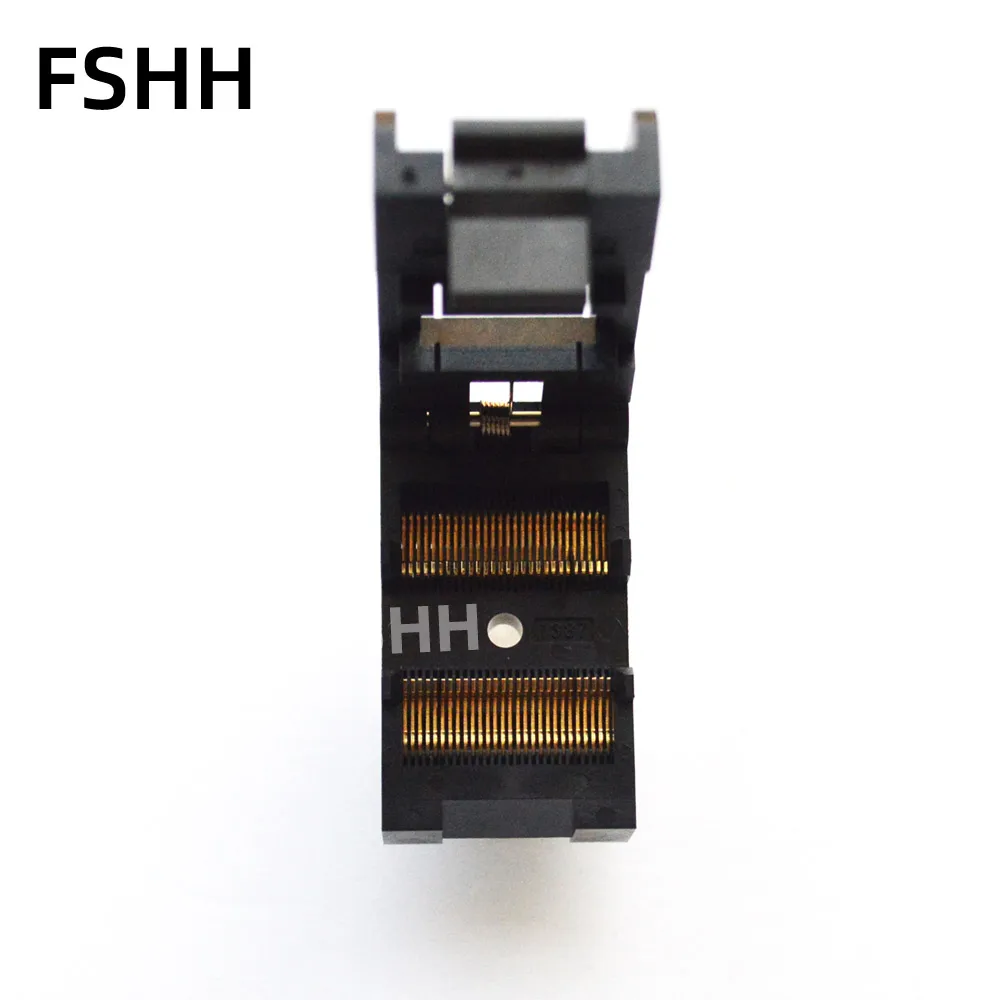 IC51-0562-1387 ซ็อกเก็ตทดสอบ SSOP56 ซ็อกเก็ต ic 0.635 มม.กว้าง 7.6 มม. 10.3 มม.