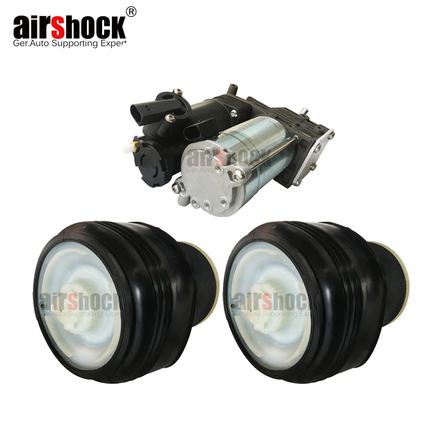 

AirShock Fit BMW X5 E70 X6 E71/E72 Rear Suspension Spring Bag Air Compressor 37126790078 37126790079 37206859714 37206799419