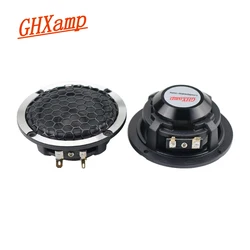 GHXAMP 3 inch Car Midrange Speaker Wool Basin hexagonal net 91 aluminum basin frame Full Range speaker with Cover
