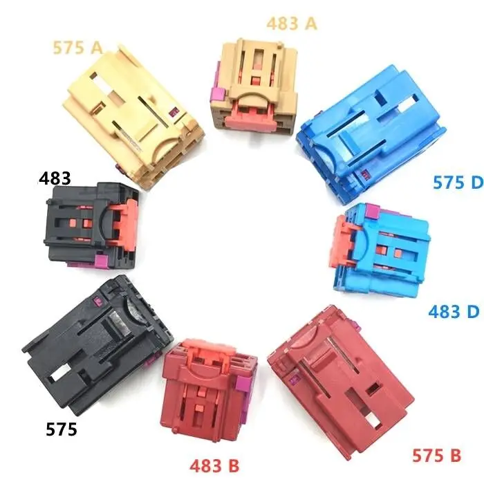 Free shipping 2/5 pcs 17pin auto car cable harness connector 17 hole plug unsealed connector 8K0 972 483 A B D 4F0 972 575 A B D