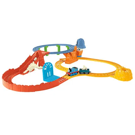 Original Thomas and friends of the dinosaur fossil transport set CDV09 small train track kids gifts children\'s toys