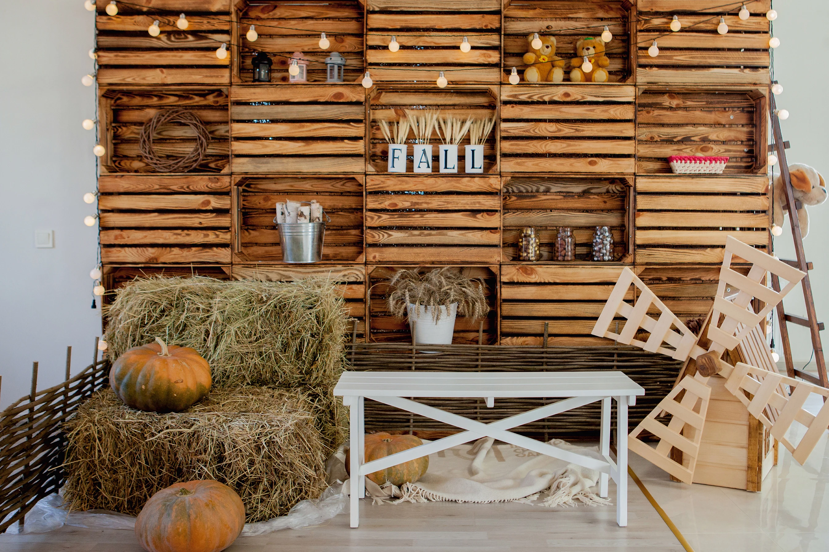 Каписко осень День благодарения фотография Фон Урожай Осень тыквы детский портрет вечерние Фотостудия Стенд реквизит