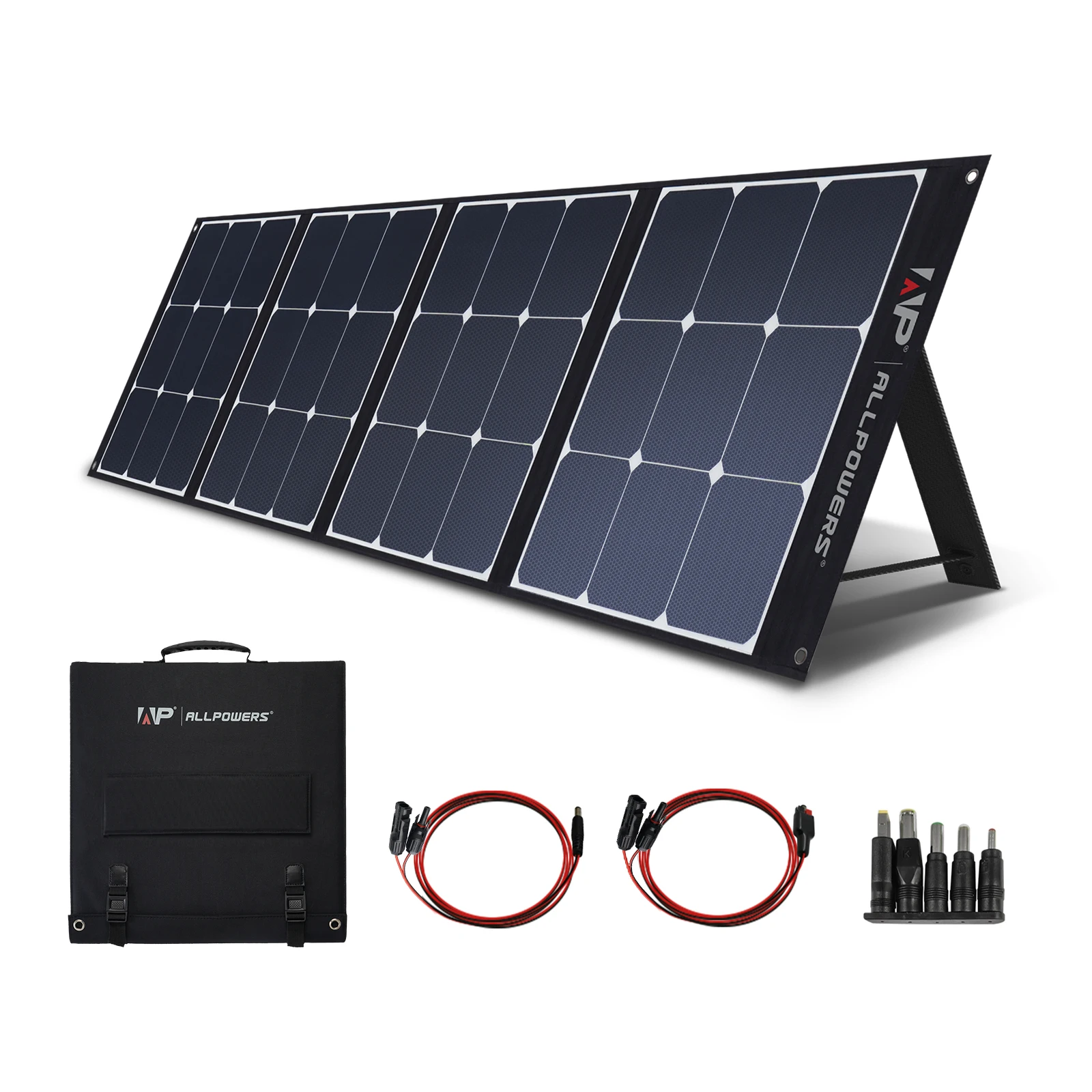 

ALLPOWERS Flexible Foldable Solar Panel 120W / 200W High Efficience Solar Panel Kit Solar battery Charger For Camping, Boat ,RV