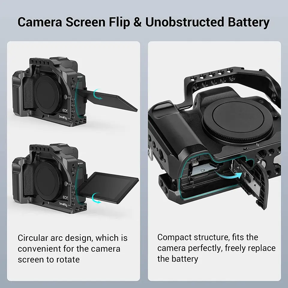 SmallRig M50 カメラケージ Canon EOS M50 用 / Canon M5 用 Vlog 用