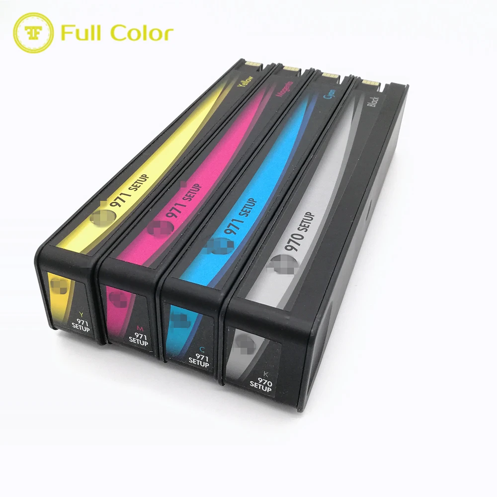 FULLCOLOR Original Setup ink cartridge compatible for hp 970 971 officejet 451 x451 476 x476 x551 551 576 x576 printer