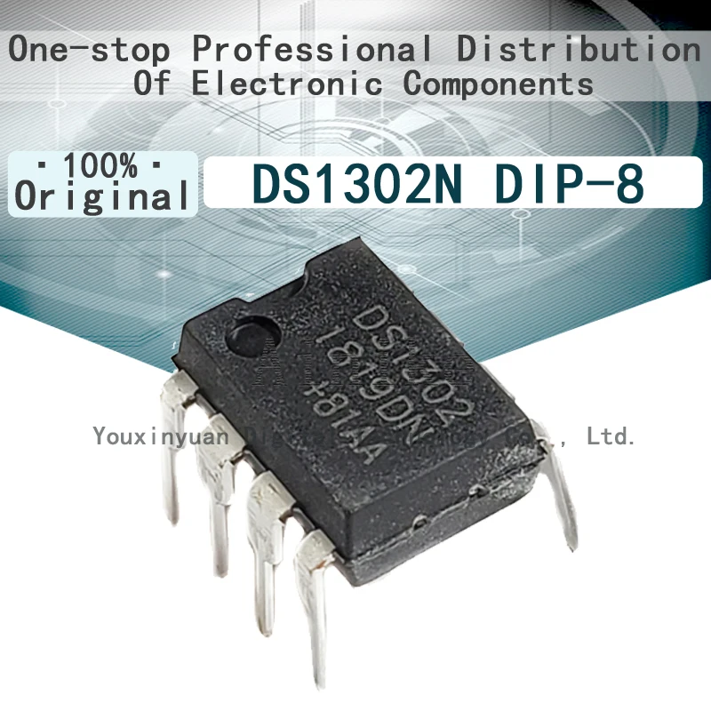 

10 шт., новые оригинальные часы DS1302 с таймером DIP-8, DS1302N DIP8