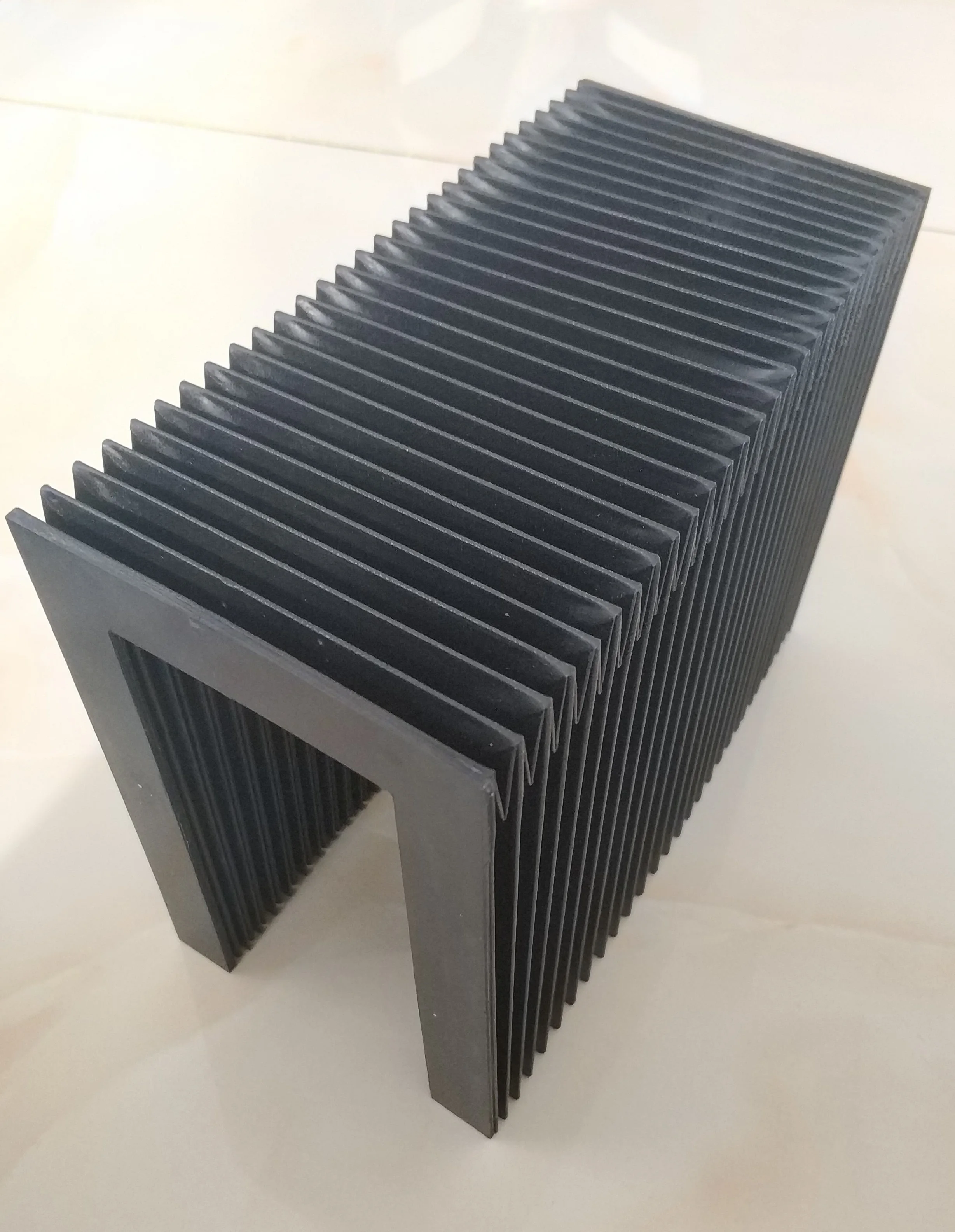 Lmax:850mm,Protective Accordion Bellow Covers(Dust Cover ) for CNC width=110mm,height=170mm