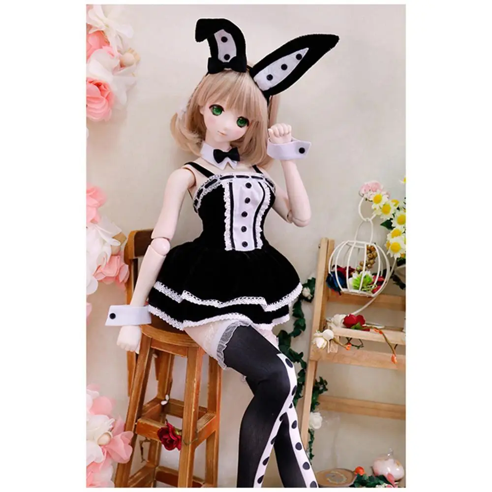 [Wamami] Maid Bunny Mädchen Kleid Anzug Uniform 1/3 1/4 DD SD AOD Puppen Dollfie Outfits