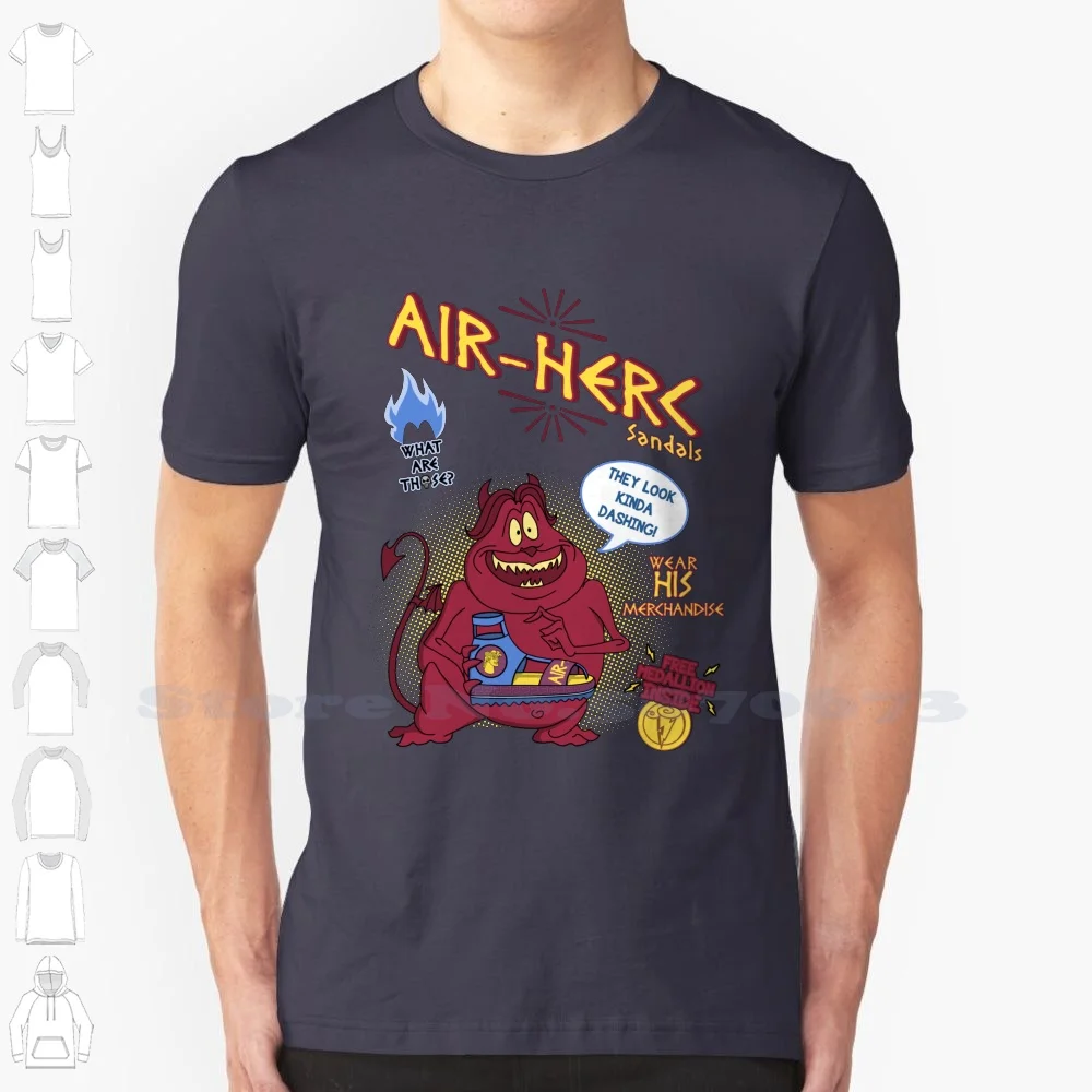 Air Herc Sandals Summer Funny T Shirt For Men Women Hercules Pain And Panic Megara Meg Hades Pain Air Herc Sandals Kinda