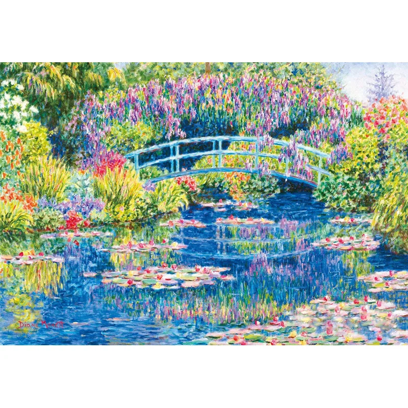 Claude Monet Water Lilies Nature Full Square 5D DIY Diamond Painting Art Picture Needlework Diamond Embroidery Cross Stitch Kits