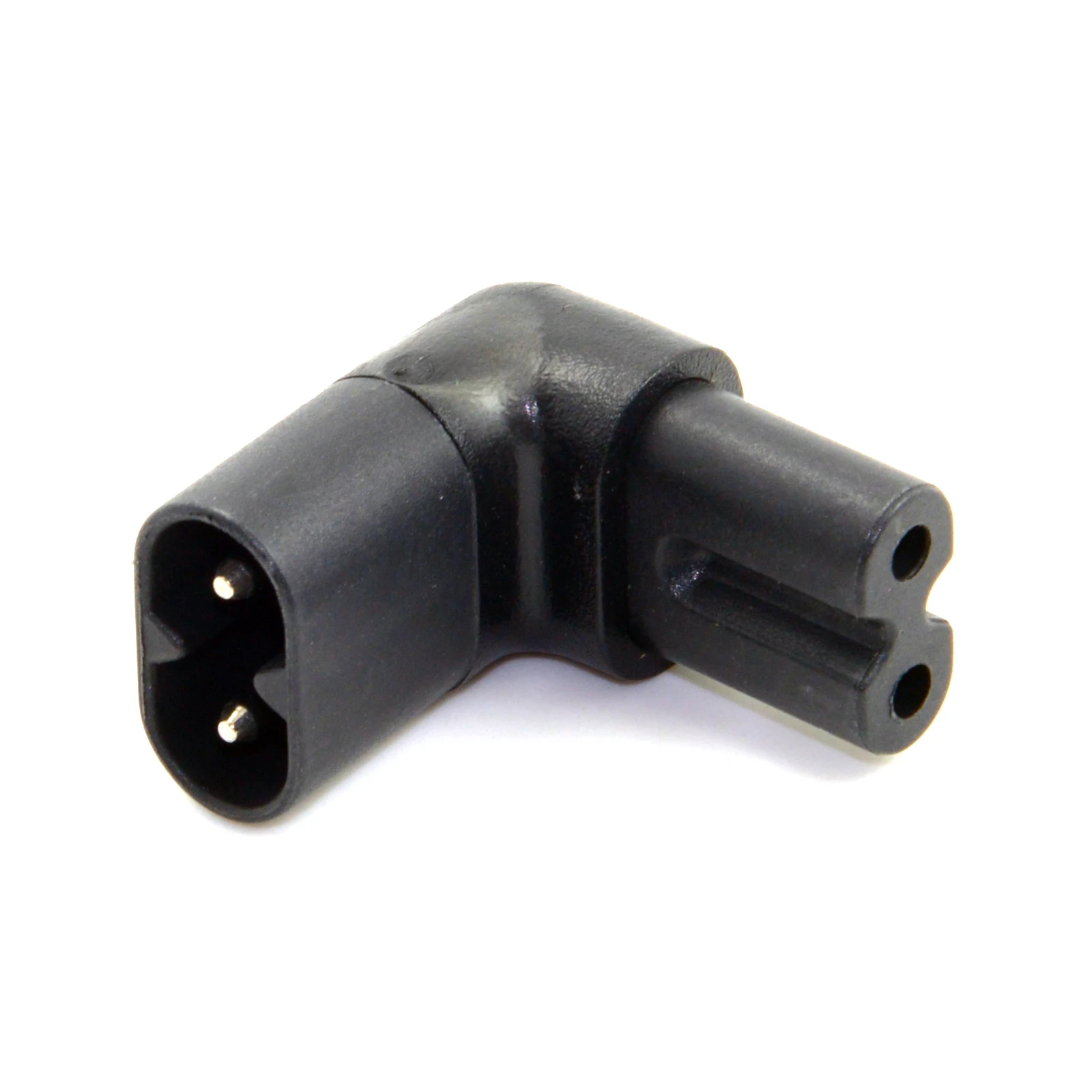 Figure 8 IEC 1Pc IEC 320 2 broches C7 femelle à C8 mâle convertisseur adaptateur secteur à angle droit