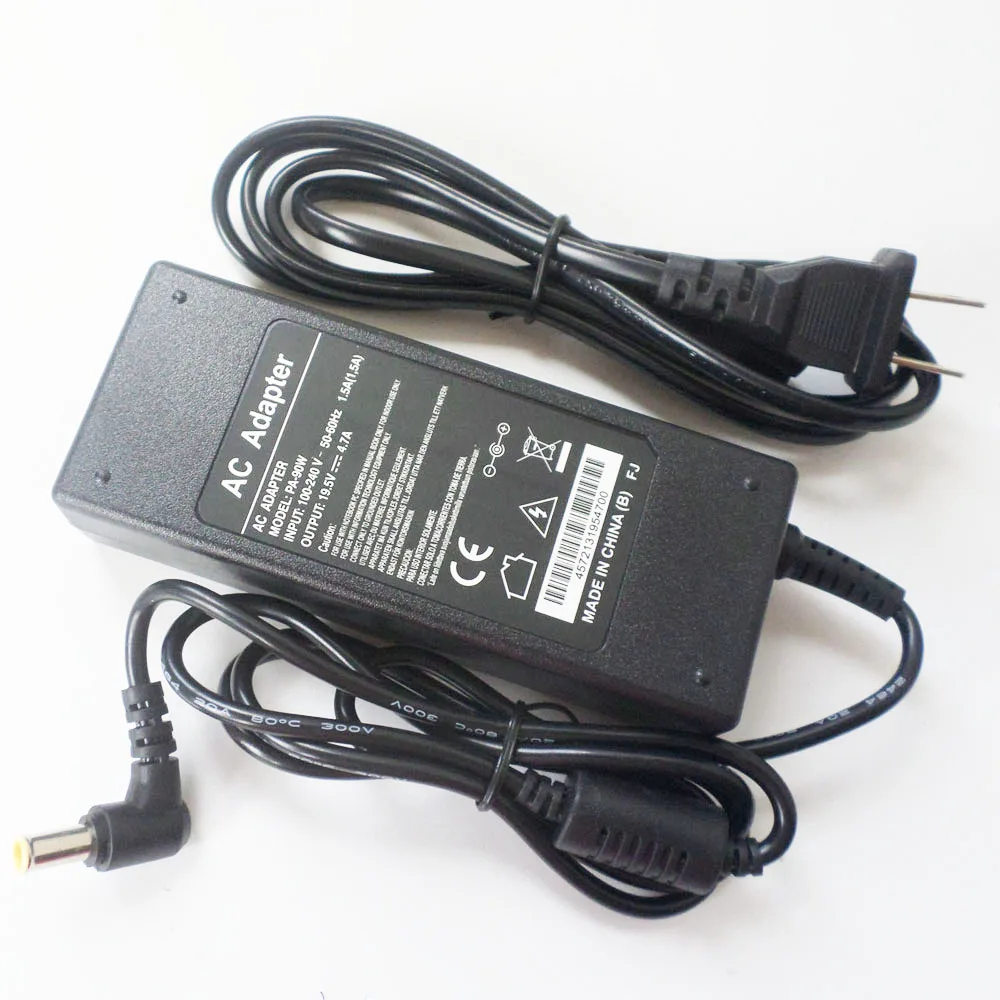 

New 19.5V 4.7A AC Adapter Battery Charger Power Supply Cord For Sony PCG-71713L PCG-71315L PCG-71614L VGN-C250N/B VGP-AC19V32