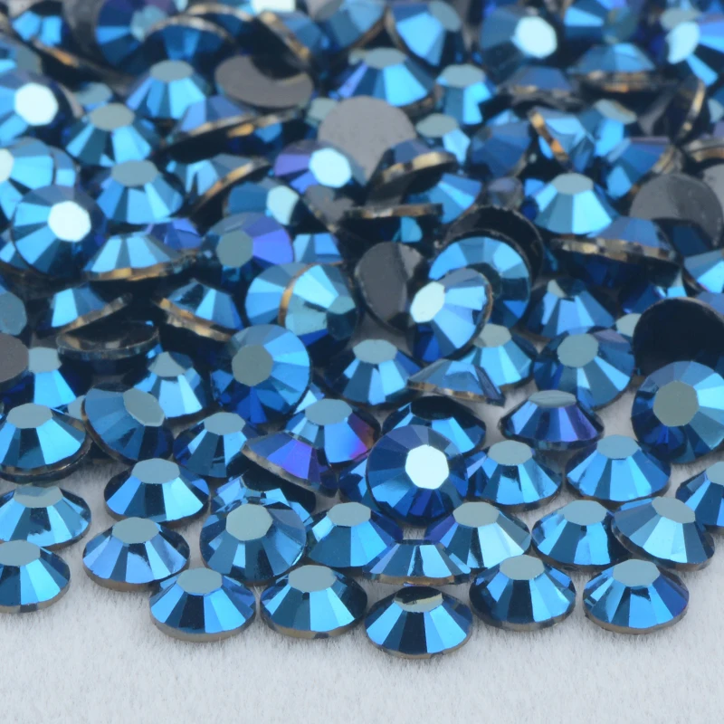 JUNAO 4 5 6mm Jelly Aquamarine AB Flatback Rhinestone Strass Appliques Resin Crystal Stones Sticker Glue On Nail Art Decoration