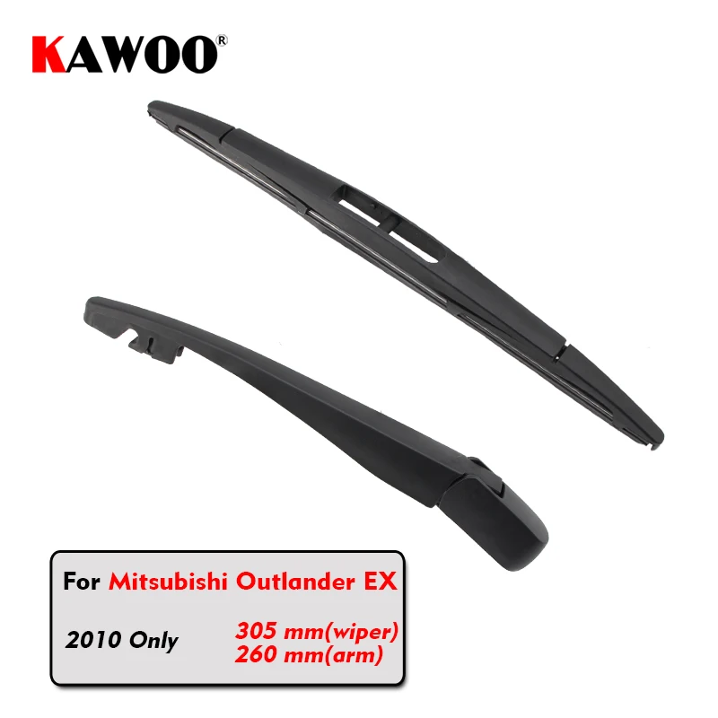 

KAWOO Car Rear Wiper Blade Blades Back Window Wipers Arm For Mitsubishi Outlander EX Hatchback (2010 Only) 305mm Car Accessories