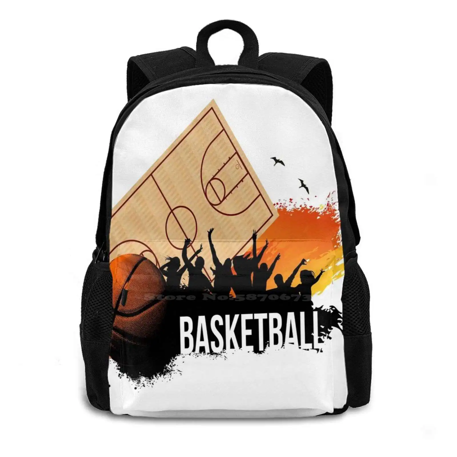 Basketball Hot Sale Schoolbag Backpack Fashion Bags Npa Legends Magic Bird Curry Sport Basketball Woman Girle Basketball Boy