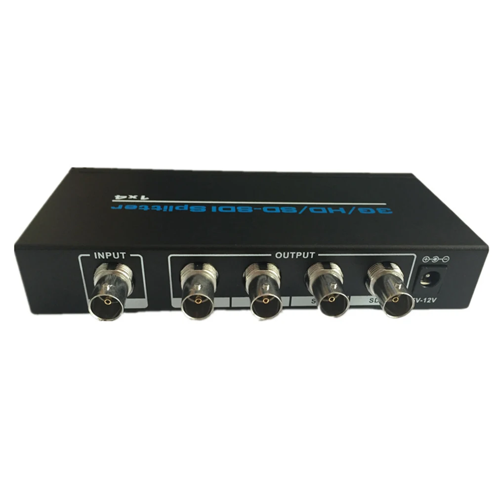 3G/HD/SD/SDI 1x4 Splitter Video Switch Switcher 4-port SDI Splitter for DVD HDTV Xbox Camera