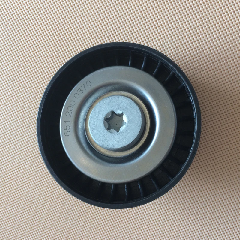 Tensioning Wheel For Mercedes 6512000370 Belt Idler Pulley OM651 W204 X218 X204 W166 VITO W447 W221 ML250 E-CLASS C200 GLK 220