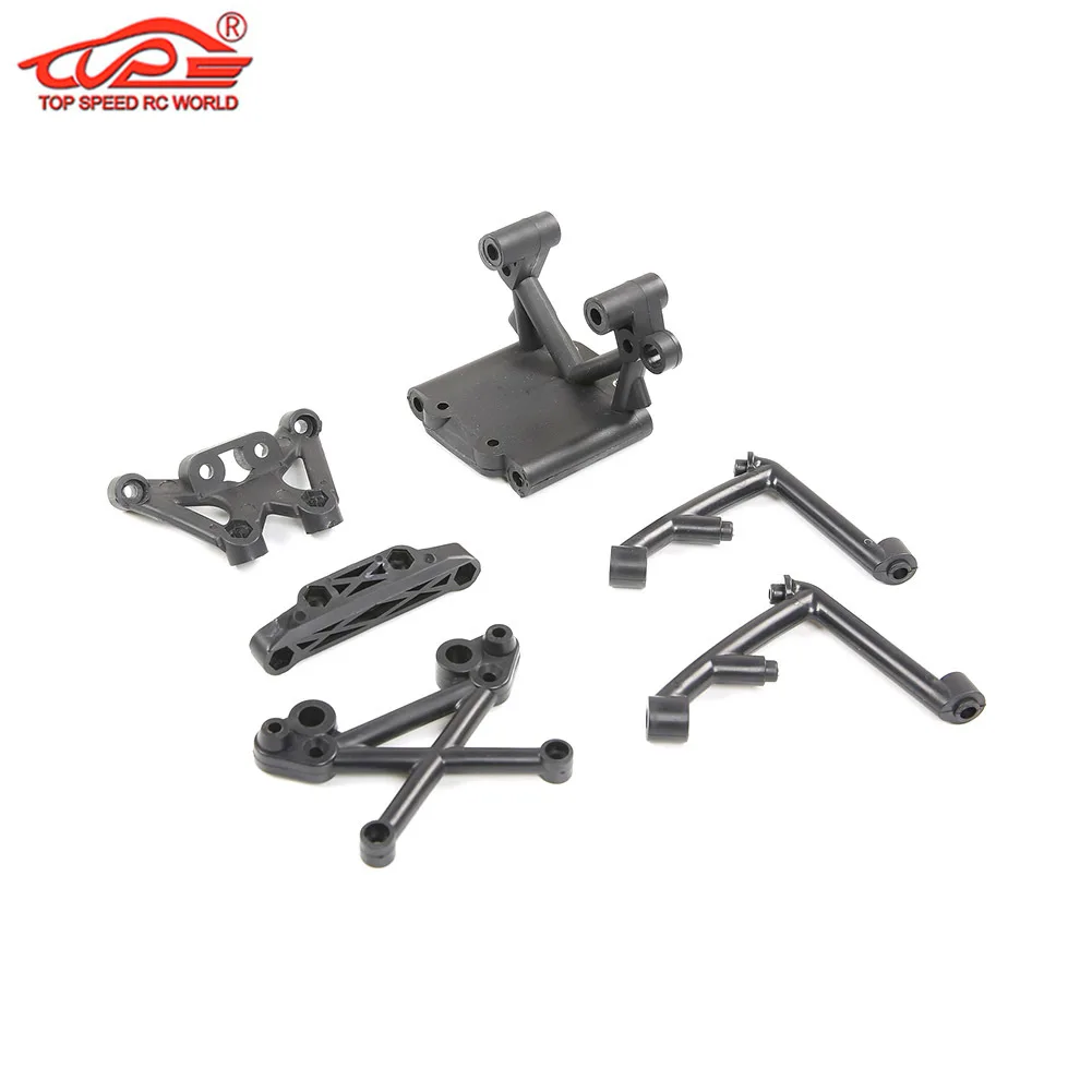 Kit para carregamento de eixo de suspensão, conjunto com braço de suspensão, torre de choque para escala 1/5, hpi, rofun, km, baja 5b, 5t, 5sc, peças de carro dianteira ou traseira