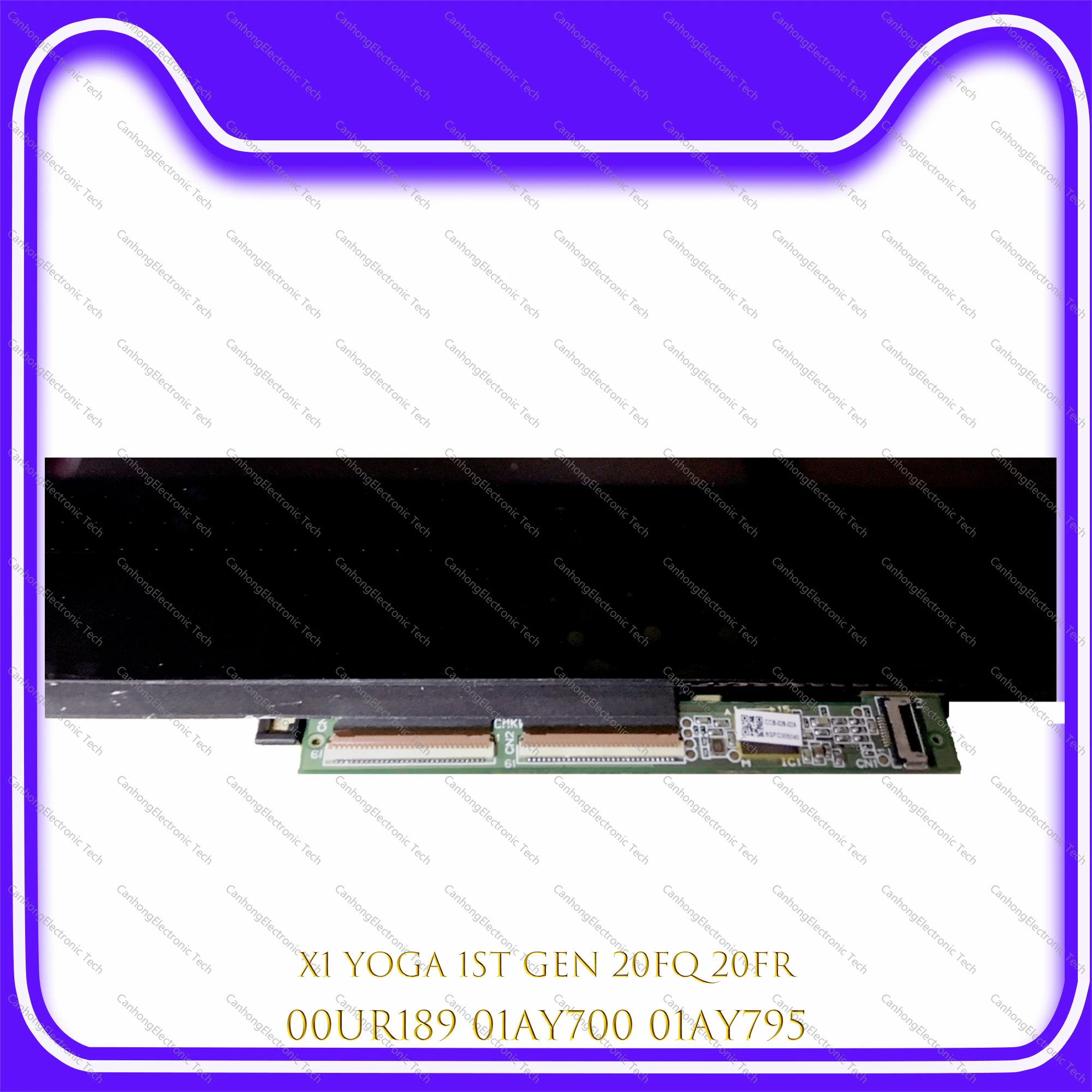 Imagem -04 - Substituição da Tela Sensível ao Toque para Lenovo Conjunto do Painel de Exibição Lenovo x1 Yoga Gen 20fq 20fr Lcd 00ur189 01ay700 00jt856 01ay702