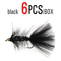 6pcs Black