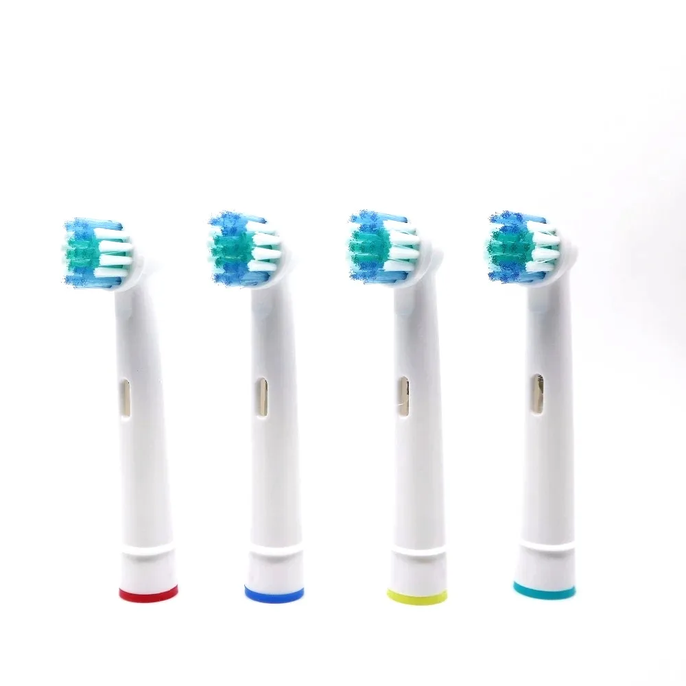 Cabezales de repuesto para cepillo de dientes eléctrico Oral-B, compatible con Advance Power, Pro Health, Triumph, 3D Excel, TriZone, 4 unidades