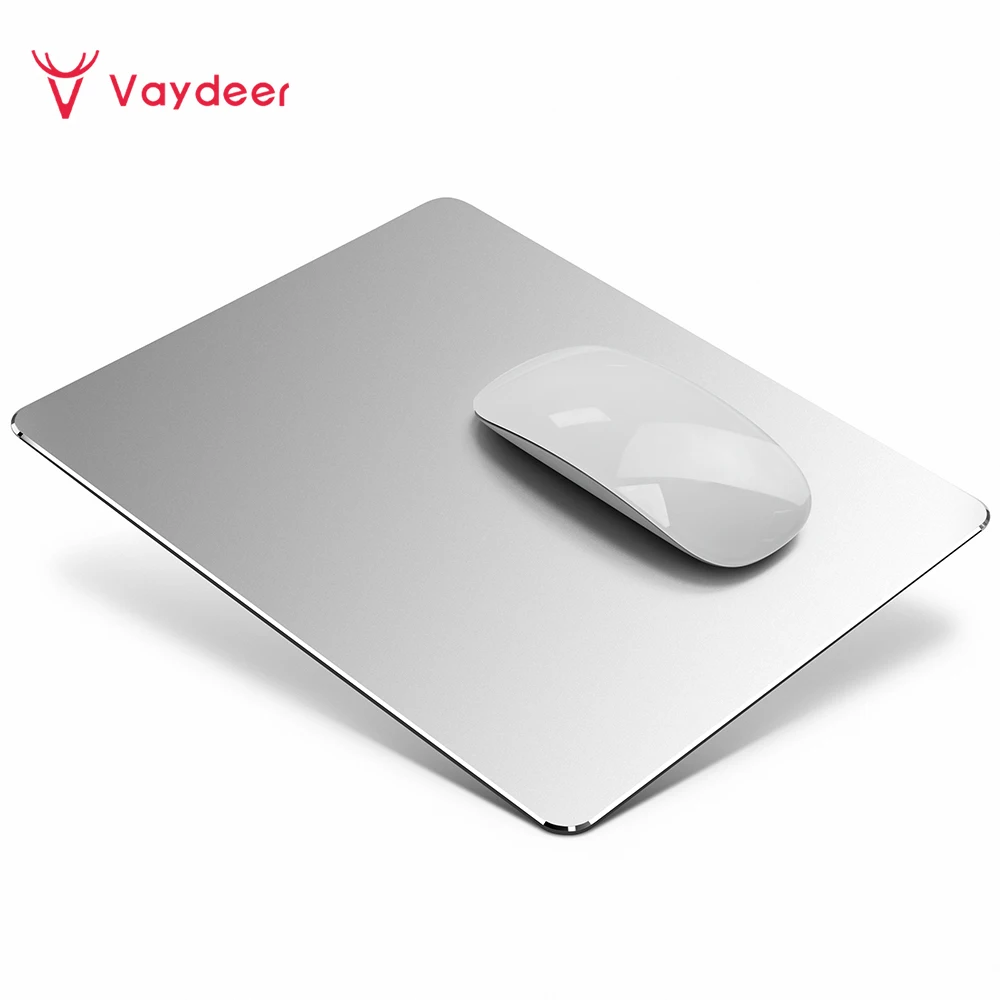 

Hard Metal Aluminum Mouse Pad Mat Smooth Magic Ultra Thin Double Side Waterproof Fast and Accurate Control Large Mousepad