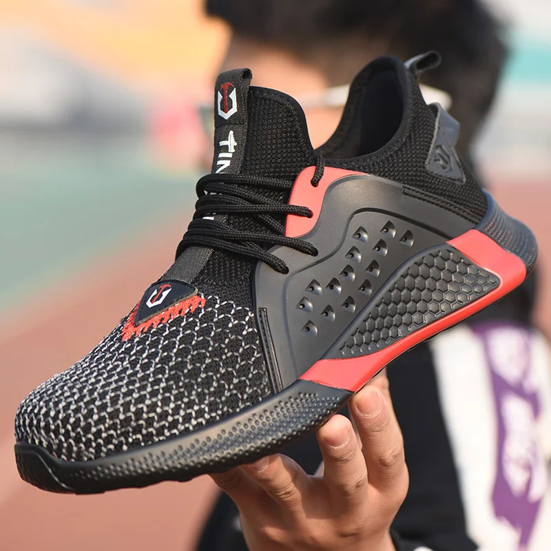 Steel Toe Anti-puncture Work Light Weight Fashion Sport Safety Shoes